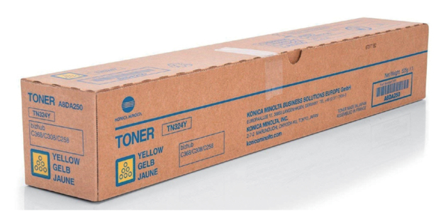 Cartouche toner Konica Minolta A8DA250 TN-324Y jaune