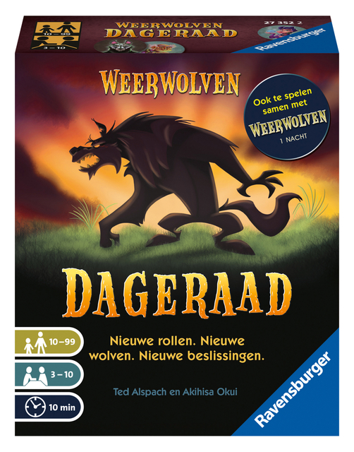 Spel Ravensburger  Weerwolven Dageraad