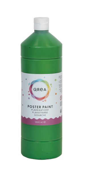 Gouache Qrea vert moyen 1000ml