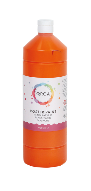 Gouache Qrea orange 1000ml