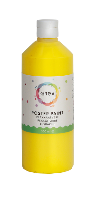 Gouache Qrea jaune 500ml