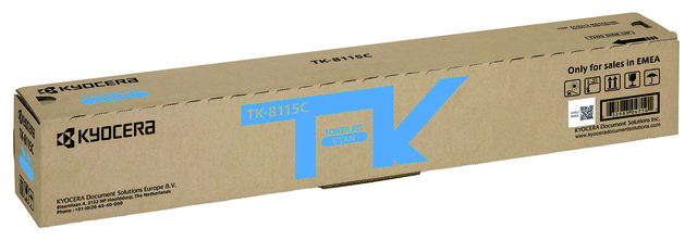 Toner Kyocera TK-8115C blauw