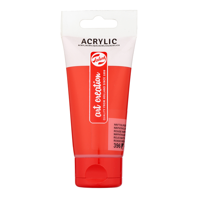 Peinture acrylique Talens Art Creation 396 Rouge Naphtol moyen tube 75ml