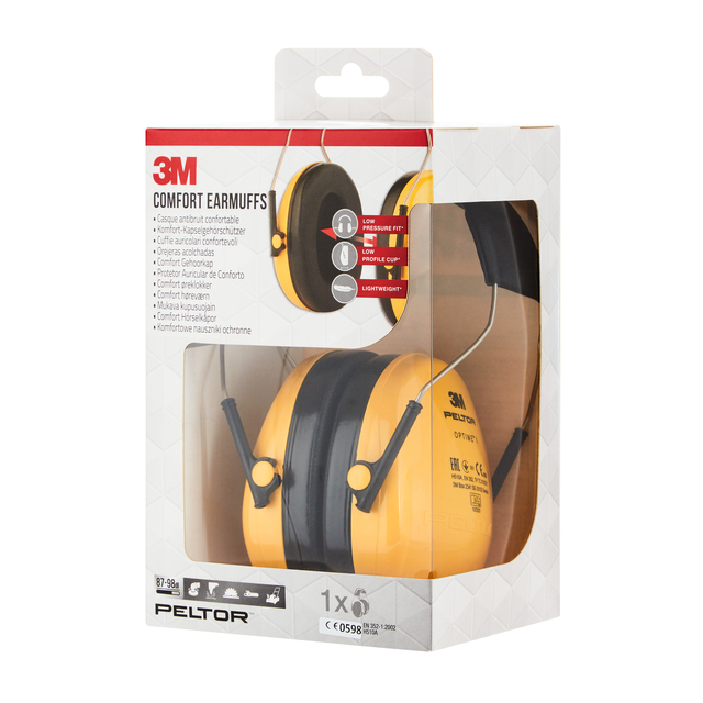 Casque antibruit 3M Peltor Optime Comfort H510A (87-98db)