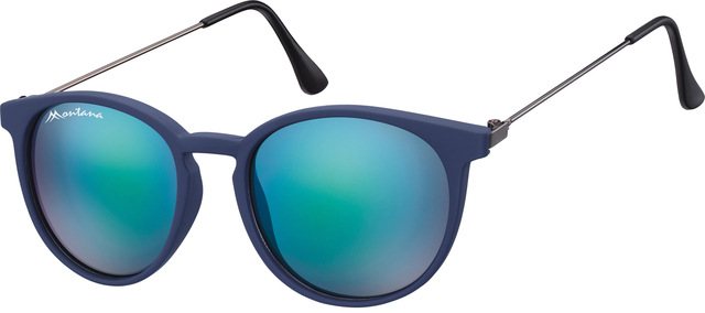 Lunettes de soleil Montana bleu mat Revo verre bleu