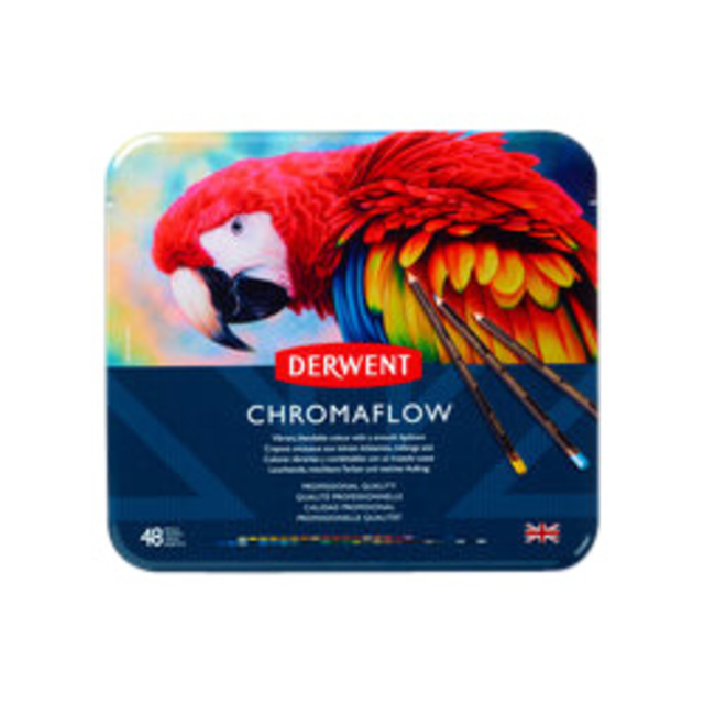 Crayon de couleur Derwent Chromaflow set 48 couleurs