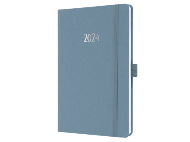 Agenda 2024 Sigel Jolie Feel A5 7 jours/2 pages powder blue