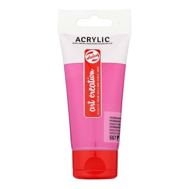 Acrylverf Talens Art Creation 567 permanentroodviolet tube à 75ml