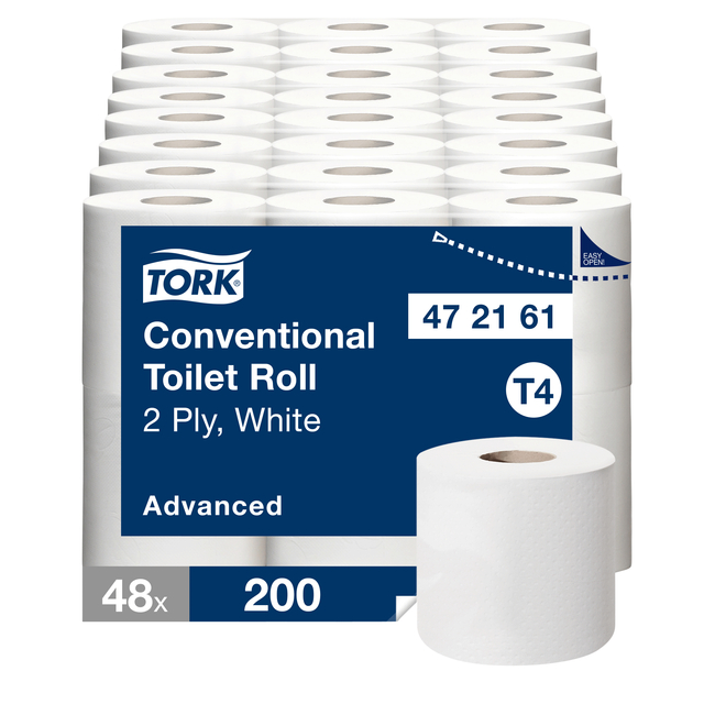 Papier toilette Tork T4 Advanced 472161 2 épaisseurs 200 feuilles blanc