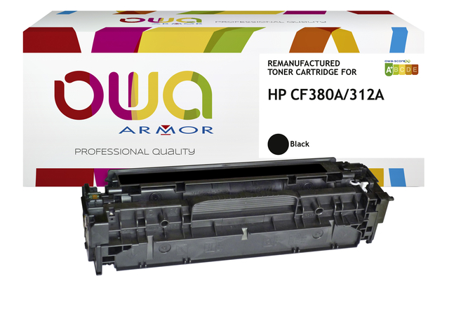 Cartouche toner OWA alternative pour HP CF380A noir