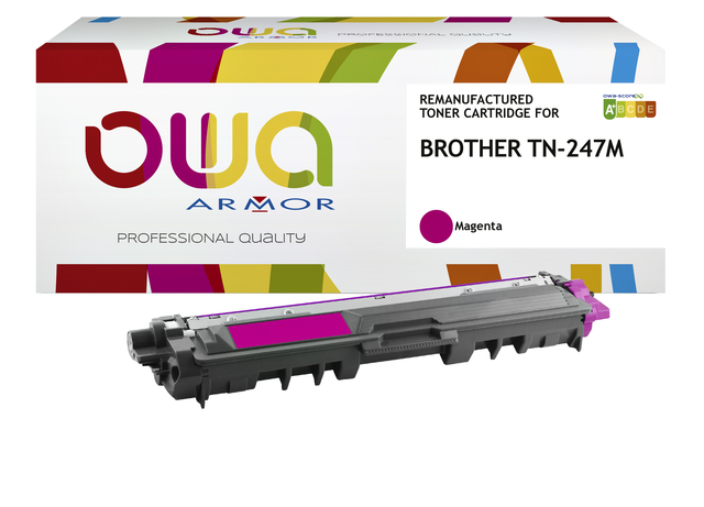 Toner OWA alternatief tbv Brother TN-247M rood