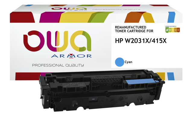 Tonercartridge OWA alternatief tbv HP W2031X blauw