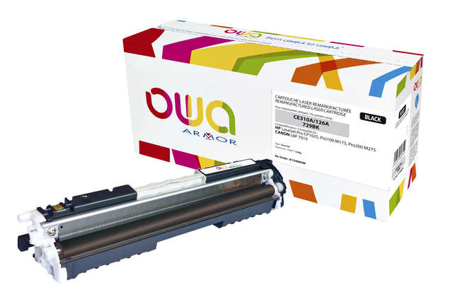 Tonercartridge OWA alternatief tbv HP CE310A  zwart