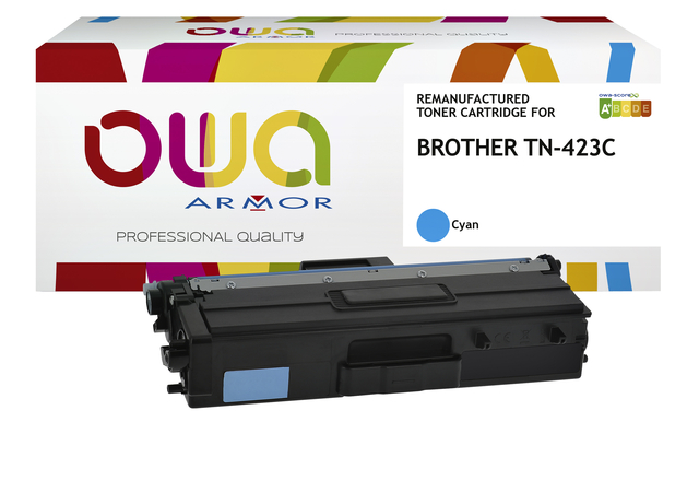 Toner OWA alternatief tbv Brother TN-423C blauw