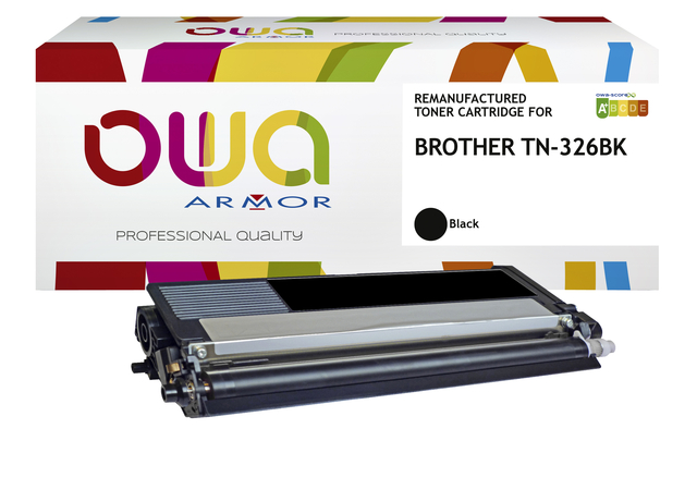 Toner OWA alternatief tbv Brother TN-326BK zwart