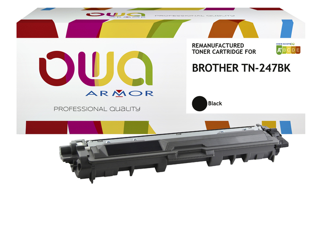 Cartouche toner OWA alternative pour Brother TN-247BK noir