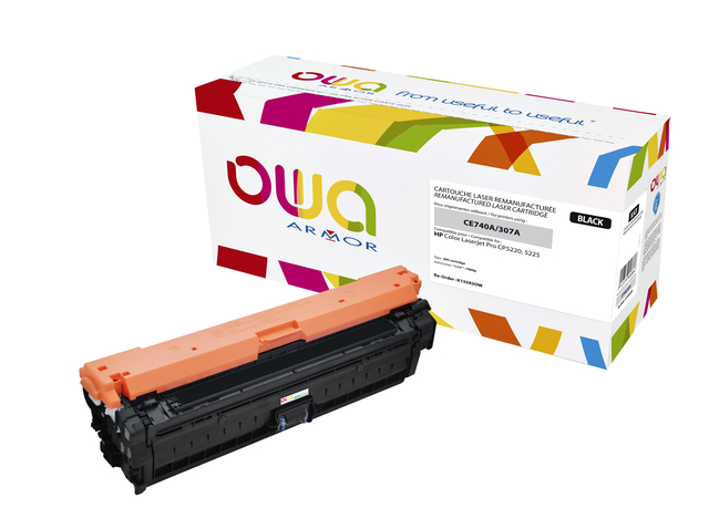 Cartouche toner OWA alternative pour HP CE740A noir