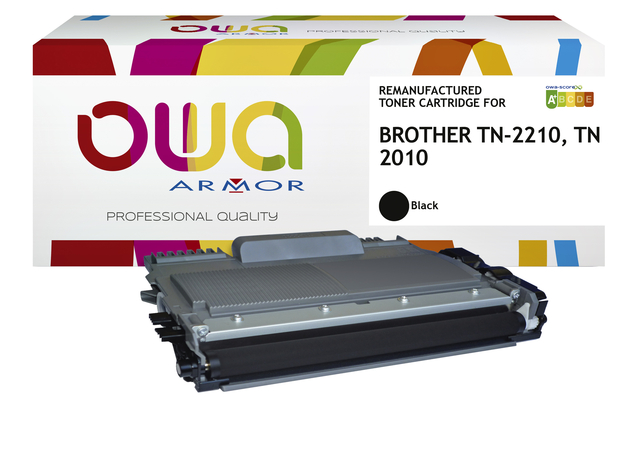 Cartouche toner OWA alternative pour Brother TN-2210 noir