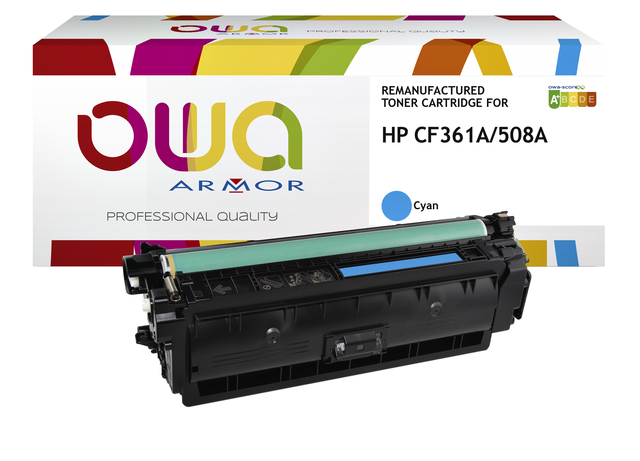 Cartouche toner OWA alternative pour HP CF361A bleu