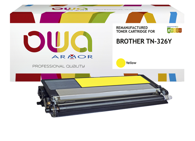 Toner OWA alternatief tbv Brother TN-326Y geel