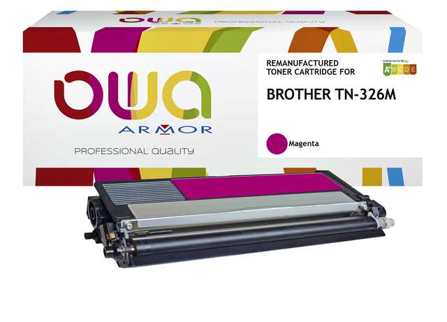 Toner OWA alternatief tbv Brother TN-326M rood