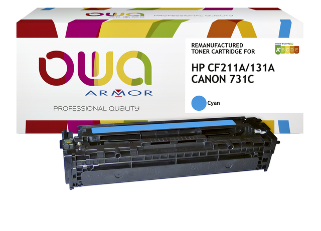 Cartouche toner OWA alternative pour HP CF211A bleu