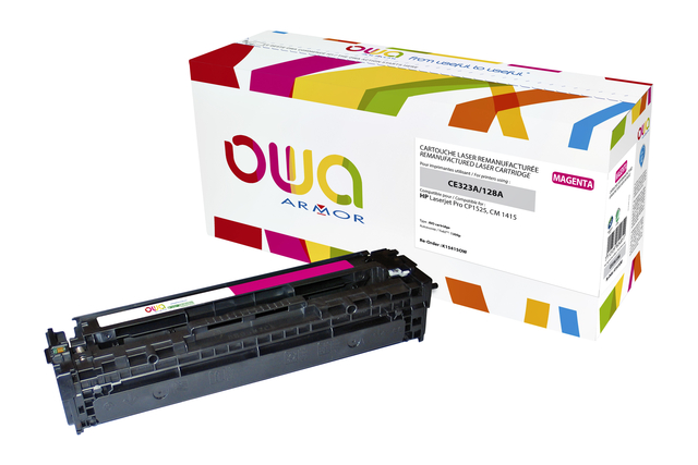 Cartouche toner OWA alternative pour HP CE323A rouge