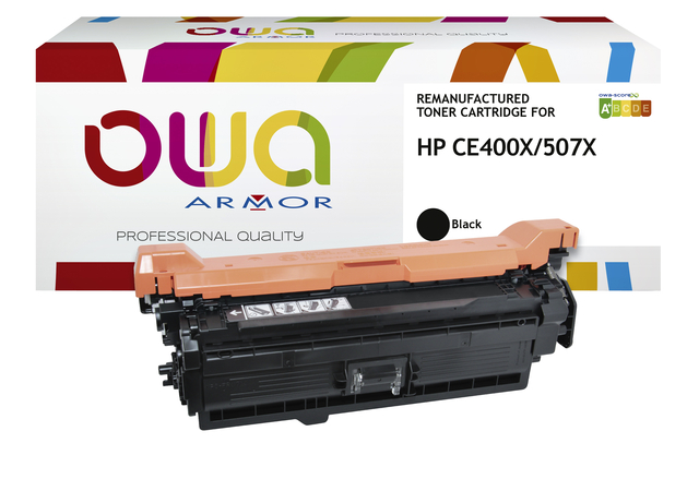 Cartouche toner OWA alternative pour HP CE400X noir