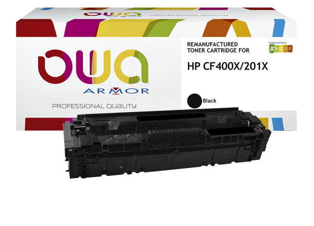 Cartouche toner OWA alternative pour HP CF400X noir