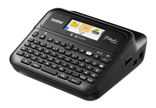 Imprimante d'étiquettes Brother P-touch TZ-e PT-D610BT desktop qwerty 24mm noir coffret