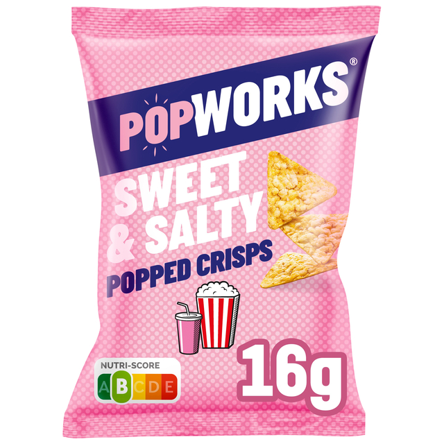 Chips Popworks Sweet Salty 16gr