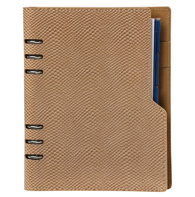 Organiseur Kalpa Clipbook A5 avec agenda 2024-2025 7j/2p impression serpent brun