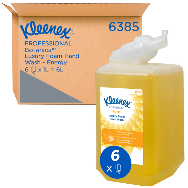 Handzeep Kleenex Botanics Energy schuim luxe 1000ml 6385