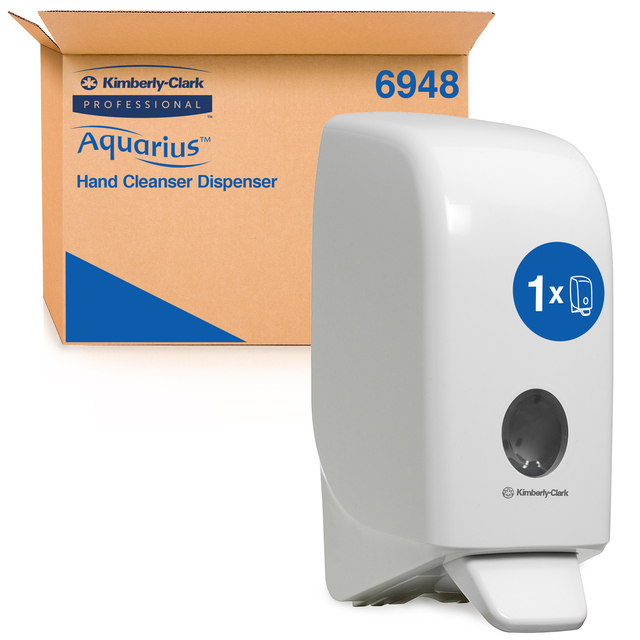 Distributeur savon Kimberly Clark Aquarius 6948 1000ml blanc