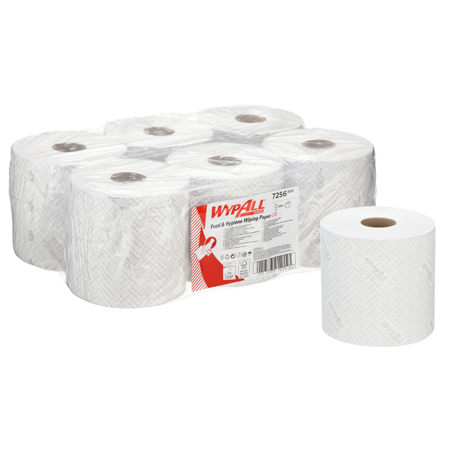 Papier d'essuyage WypAll L10 7256 1 épaisseur 800 feuilles blanc