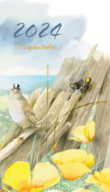 Agenda 2024 Hallmark Marjolein Bastin oiseaux 7 jours/2 pages 75x115mm