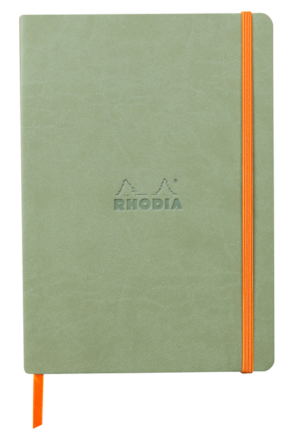 Carnet de notes Rhodia A5 ligné 80 feuilles 90g céladon