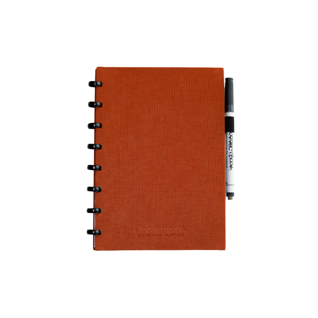 Carnet de notes Correctbook A5 ligné 40 pages lin rouille