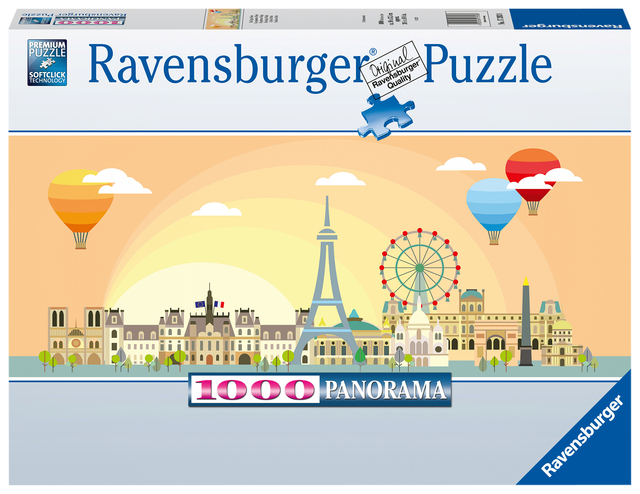 Puzzel Ravensburger Een dag in Parijs 1000 stukjes