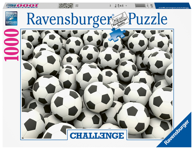 Puzzel Ravensburger Voetballen challenge  1000 stukjes