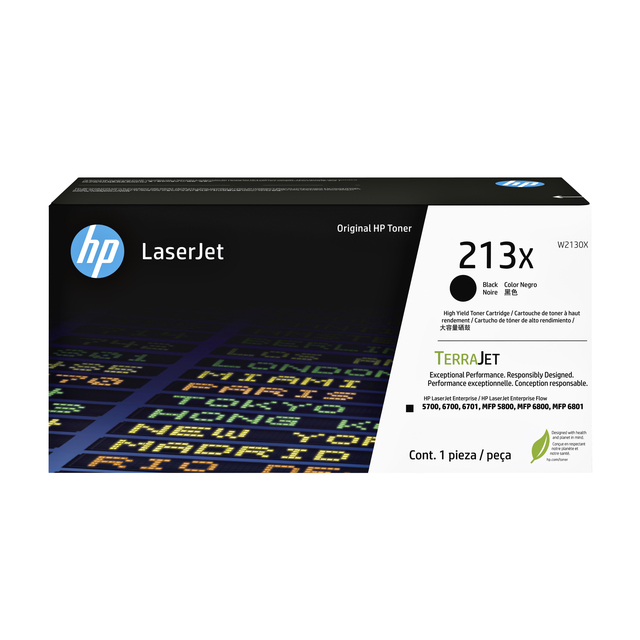 Cartouche toner HP W2130X 213X noir