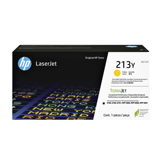 Cartouche toner HP W2132Y 213Y jaune