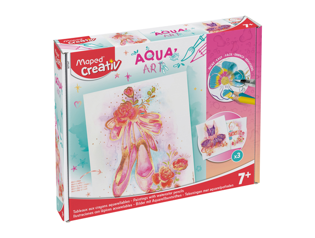 Hobbyset Maped Creativ Aqua'Art ballet 14-delig assorti