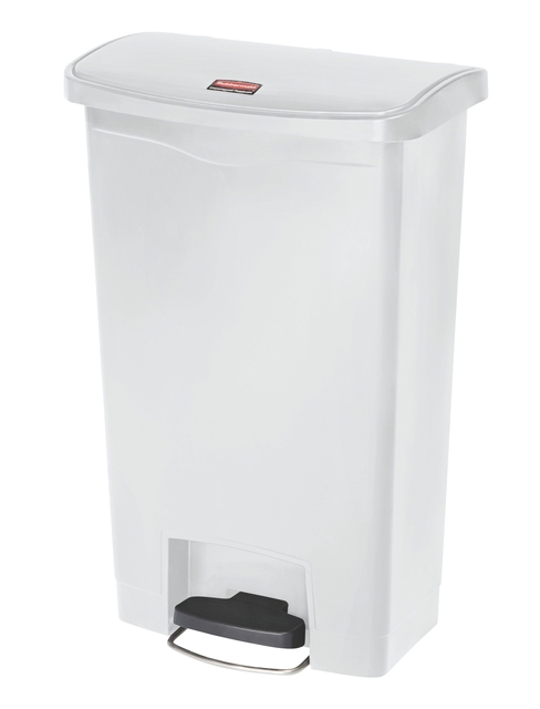 Pedaalemmer Rubbermaid Slim Jim Step-On 50liter wit