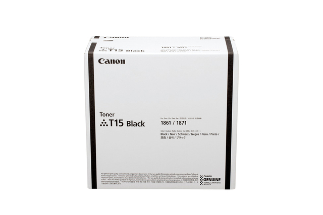 Tonercartridge Canon T15 zwart