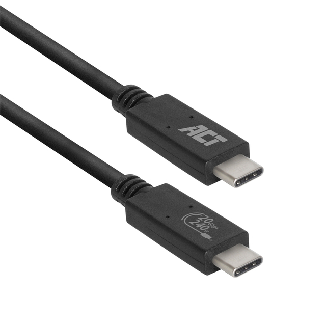 Kabel ACT USB-C USB 4 20Gbps Thunderbolt3 1 meter