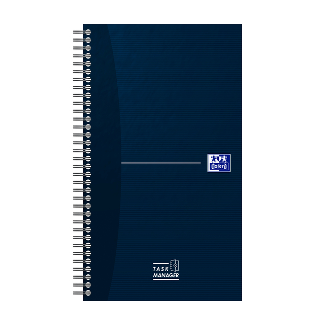 Cahier Task Manager Oxford 141x246mm 115 feuilles bleu