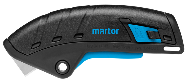 Cutter sécurisé Martor Secupro Merak restangulaire 9mm noir