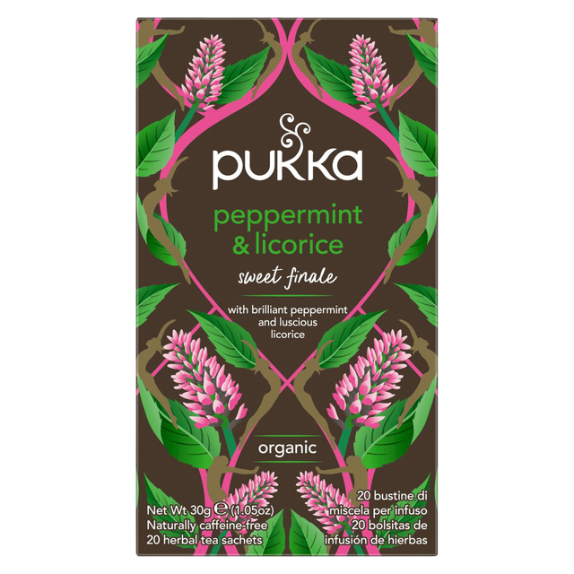 Thé Pukka Peppermint & Licorice 20 sachets