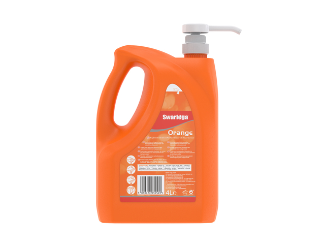 Nettoyant mains SCJ Swarfega Orange 4L avec pompe